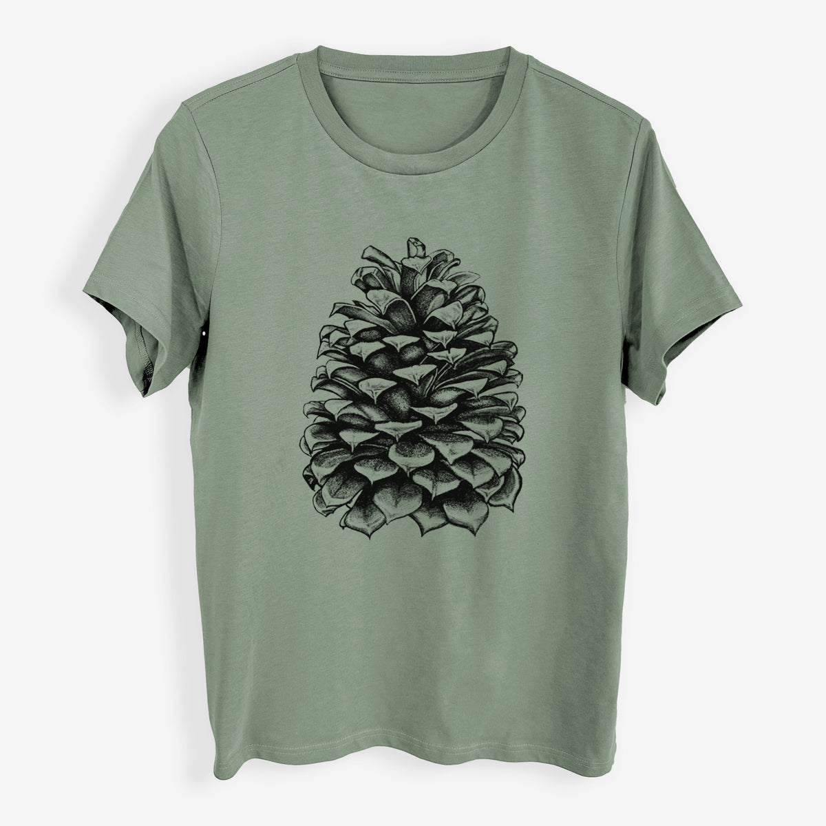 Pinus Jeffreyi - Jeffrey Pine Cone - Womens Everyday Maple Tee