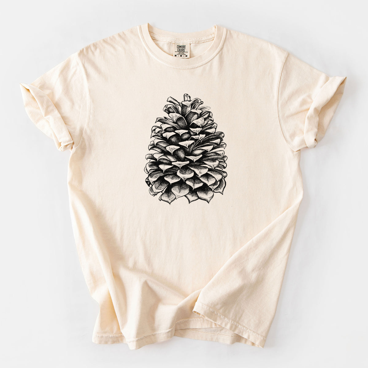 Pinus Jeffreyi - Jeffrey Pine Cone - Unisex Comfort Colors Garment-Dyed Heavyweight T-shirt