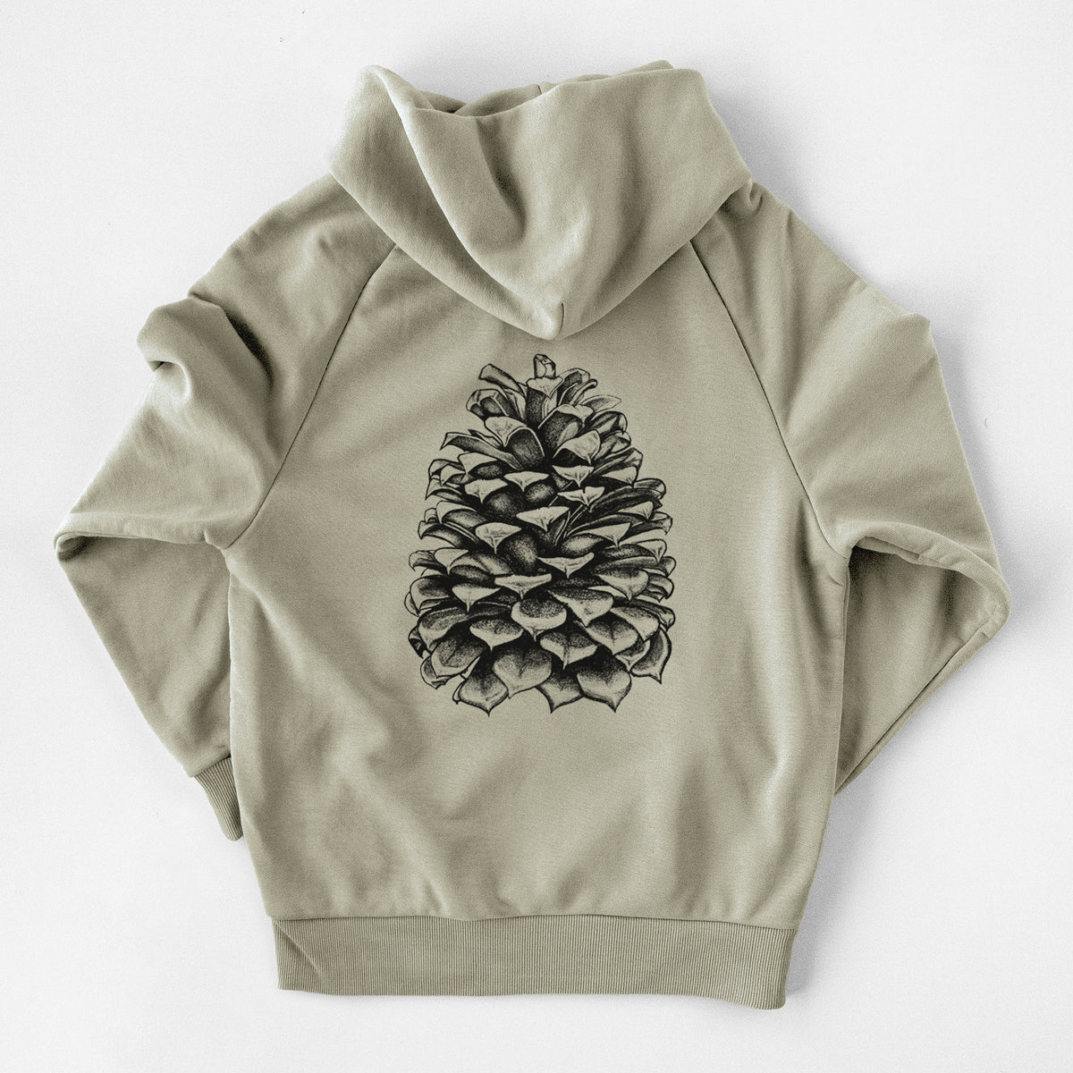 Pinus Jeffreyi - Jeffrey Pine Cone - UltraLuxe Heavyweight French Terry Hoodie