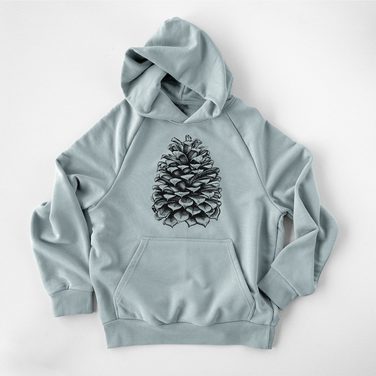 Pinus Jeffreyi - Jeffrey Pine Cone - UltraLuxe Heavyweight French Terry Hoodie