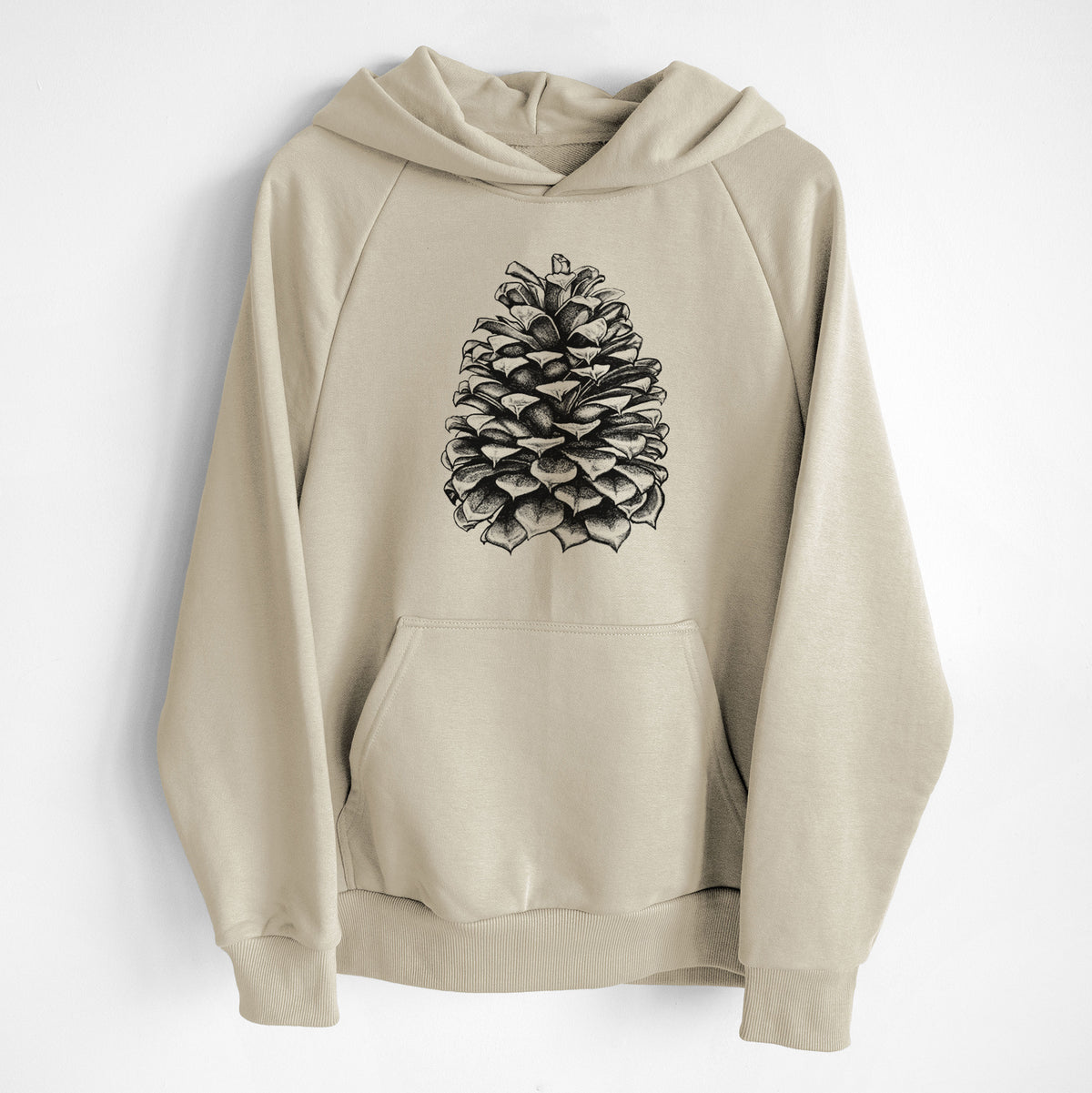 Pinus Jeffreyi - Jeffrey Pine Cone - UltraLuxe Heavyweight French Terry Hoodie
