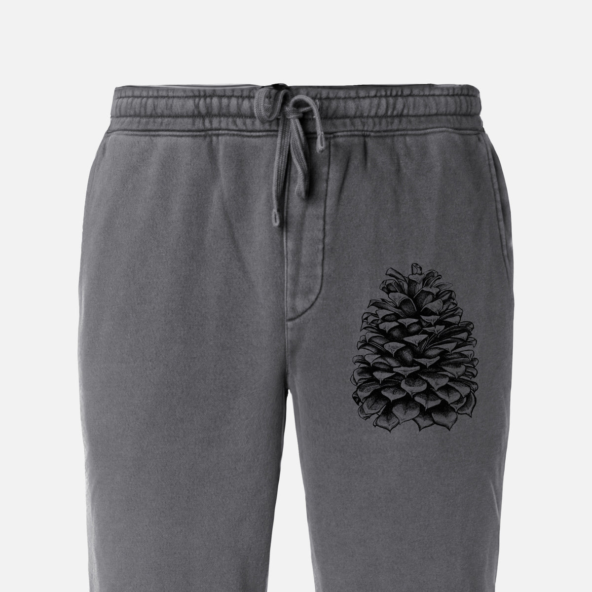 Pinus Jeffreyi - Jeffrey Pine Cone - Unisex Pigment Dyed Sweatpants