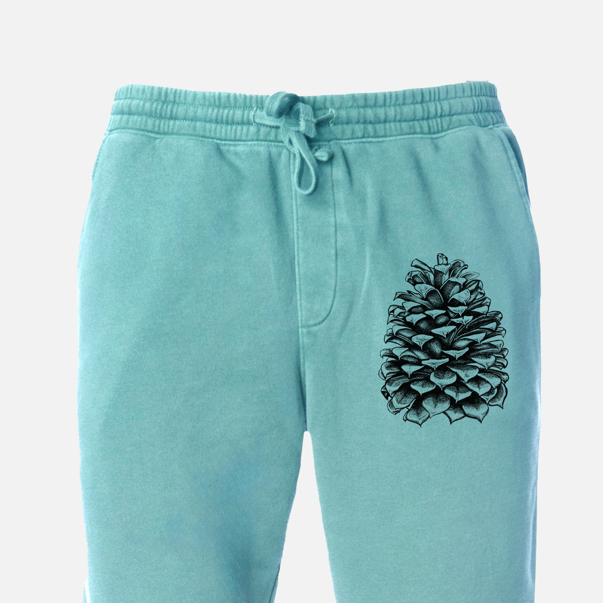 Pinus Jeffreyi - Jeffrey Pine Cone - Unisex Pigment Dyed Sweatpants