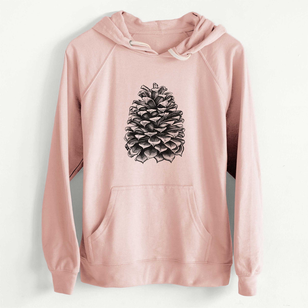 CLEARANCE - Pinus Jeffreyi - Jeffrey Pine Cone  - Unisex Slim Fit Loopback Terry Hoodie