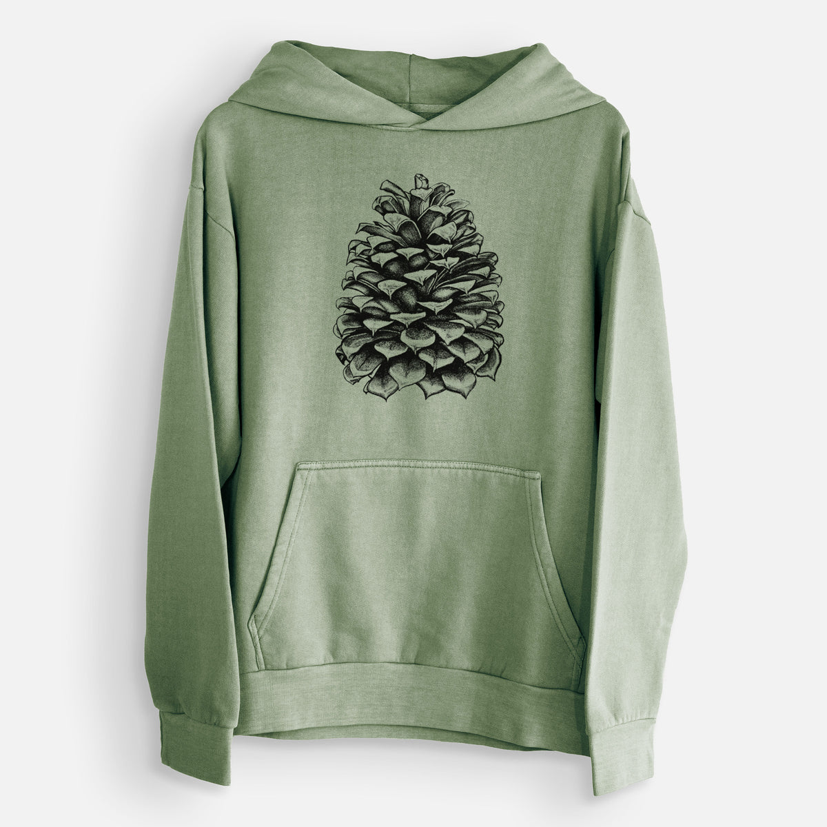 Pinus Jeffreyi - Jeffrey Pine Cone  - Urban Heavyweight Hoodie