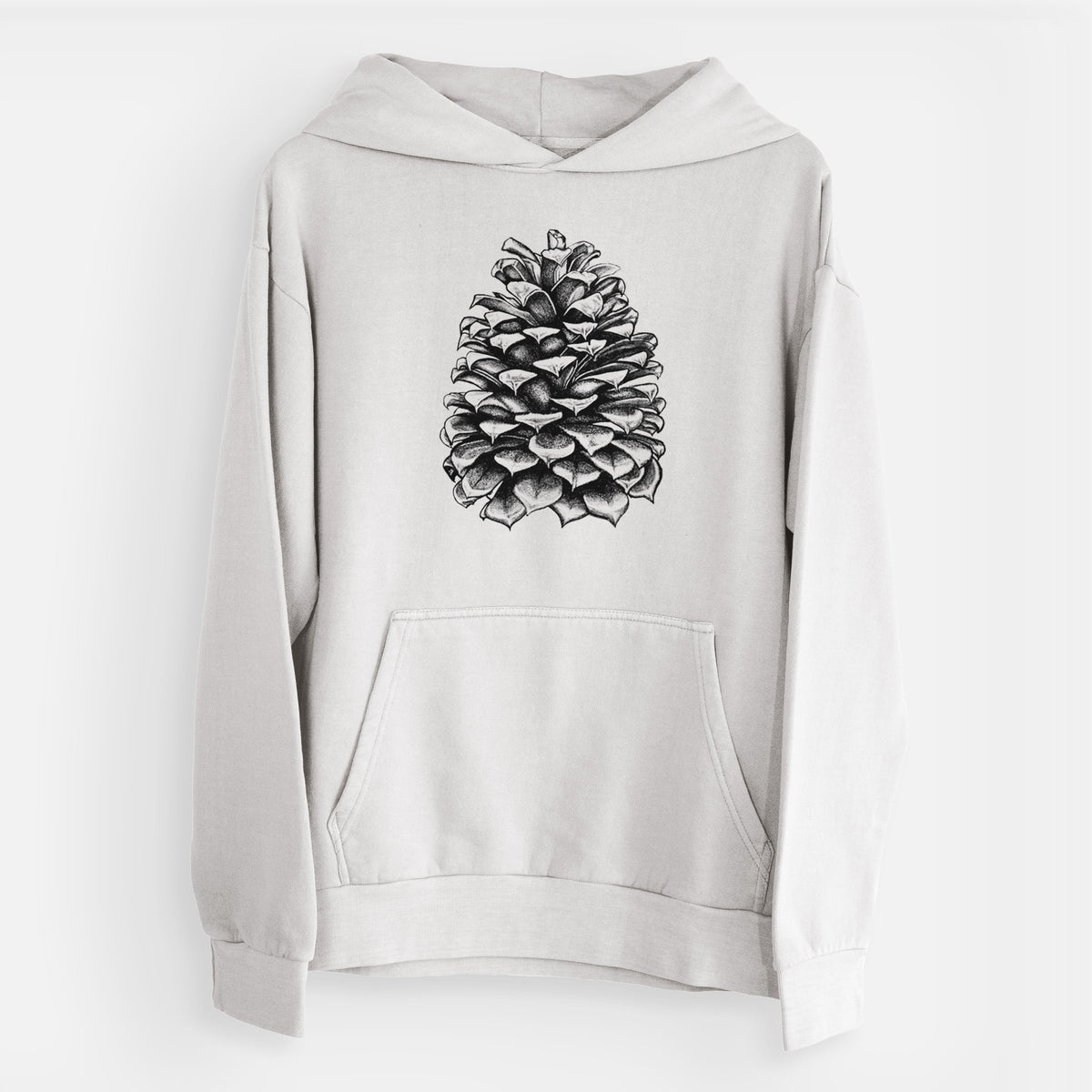 Pinus Jeffreyi - Jeffrey Pine Cone  - Urban Heavyweight Hoodie