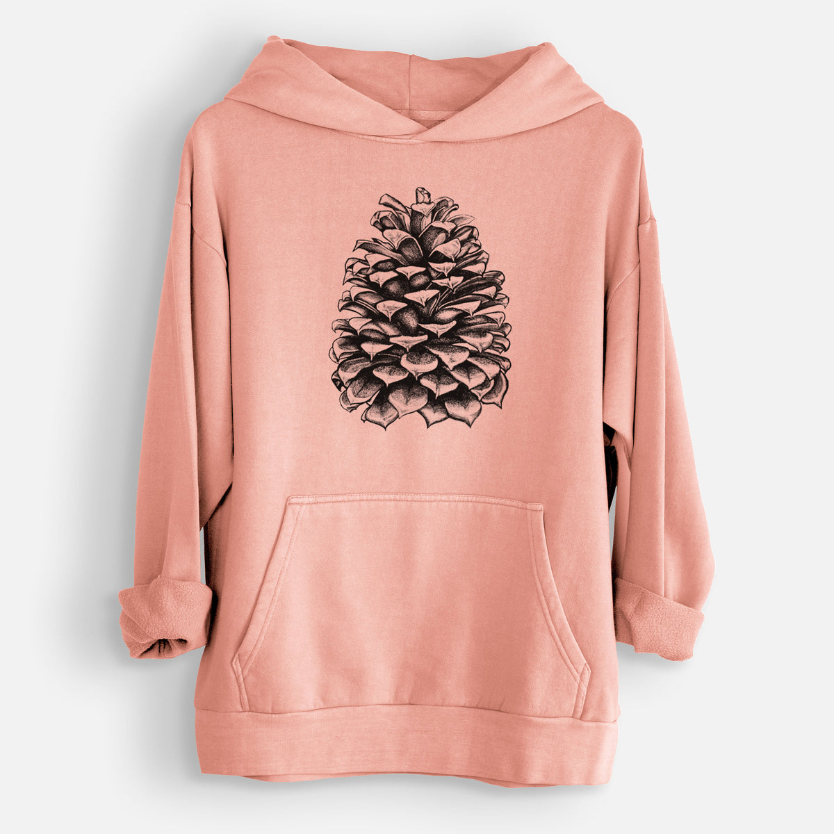 Pinus Jeffreyi - Jeffrey Pine Cone  - Urban Heavyweight Hoodie