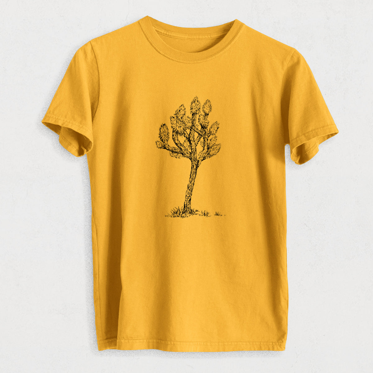 Yucca brevifolia - Joshua Tree - Heavyweight Men&#39;s 100% Organic Cotton Tee