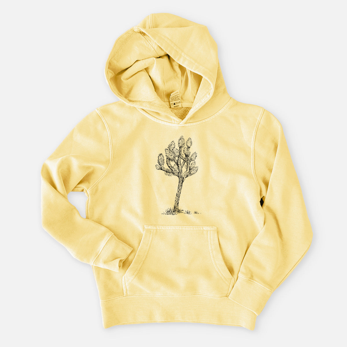 Yucca brevifolia - Joshua Tree - Youth Pigment Dyed Hoodie