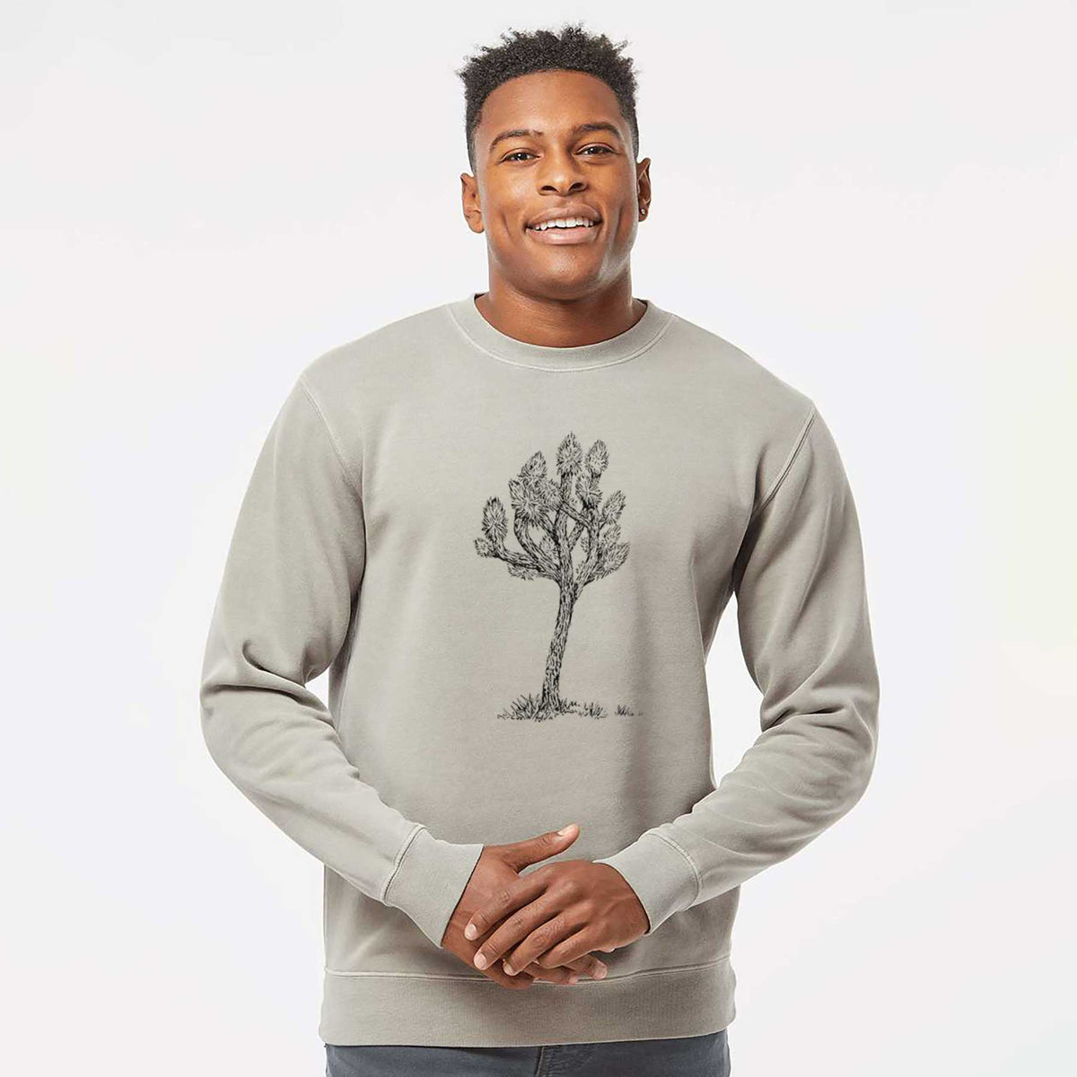 Yucca brevifolia - Joshua Tree - Unisex Pigment Dyed Crew Sweatshirt