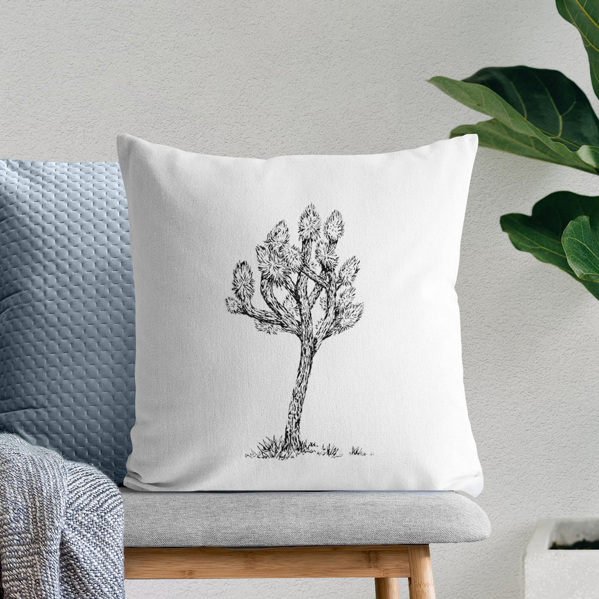 Yucca brevifolia - Joshua Tree - Throw Pillow Cover