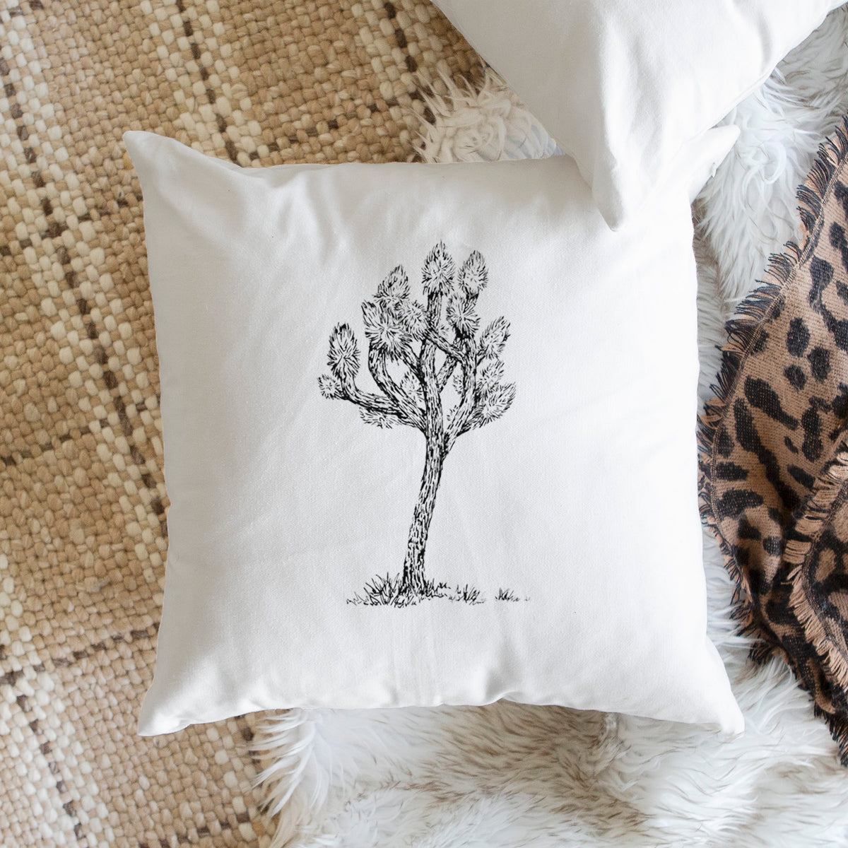 Yucca brevifolia - Joshua Tree - Throw Pillow Cover