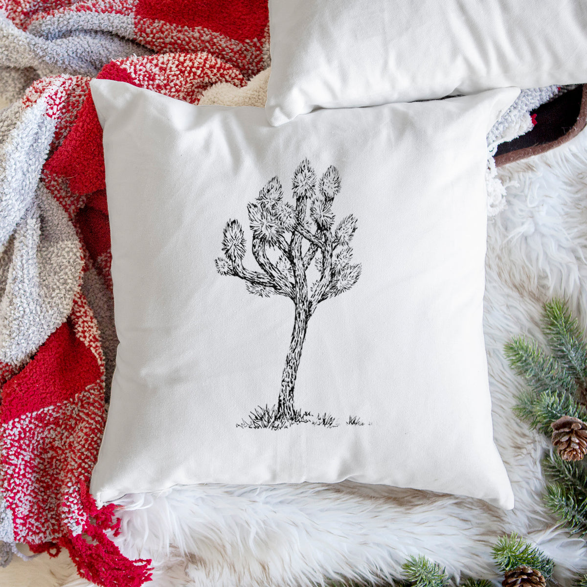 Yucca brevifolia - Joshua Tree - Throw Pillow Cover