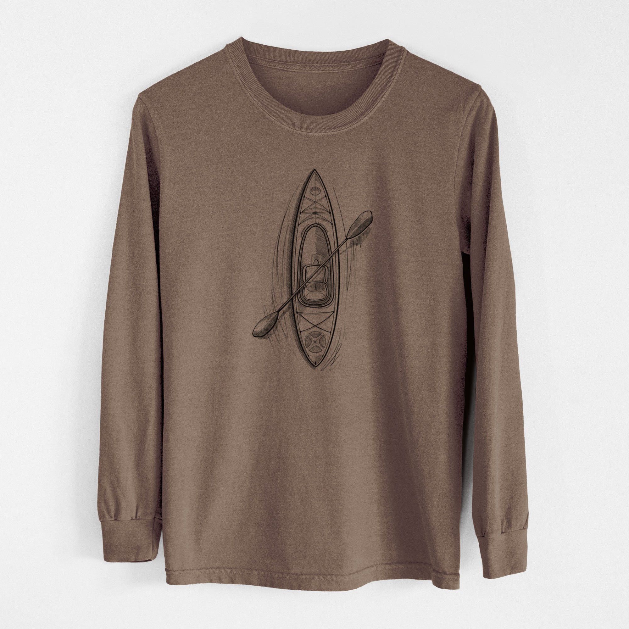 Kayak - Unisex Comfort Colors 100% Cotton Long Sleeve