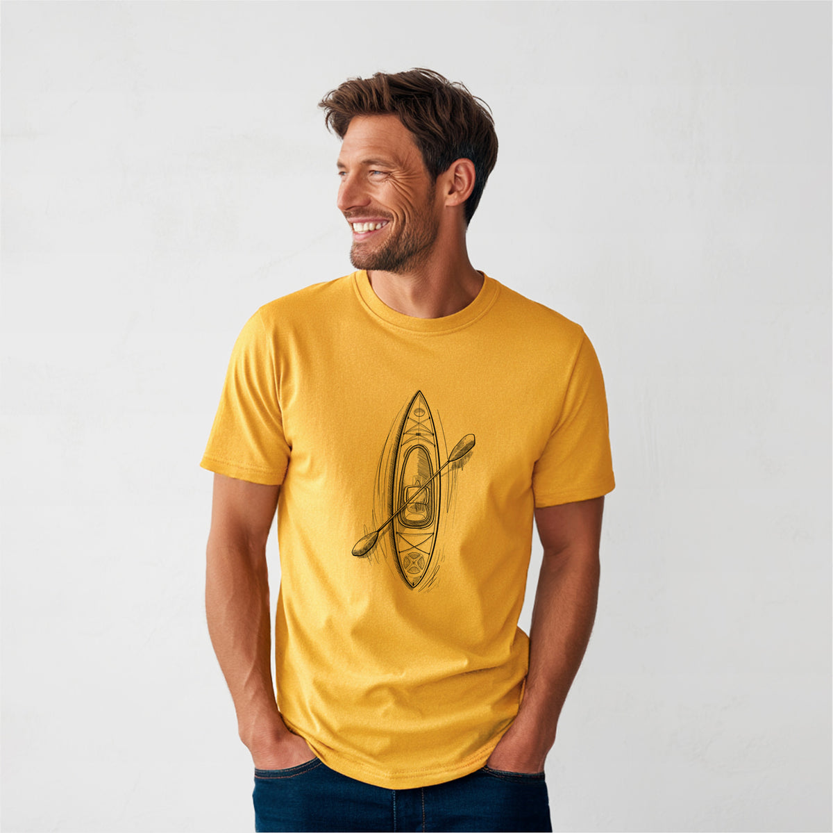 Kayak - Heavyweight Men&#39;s 100% Organic Cotton Tee