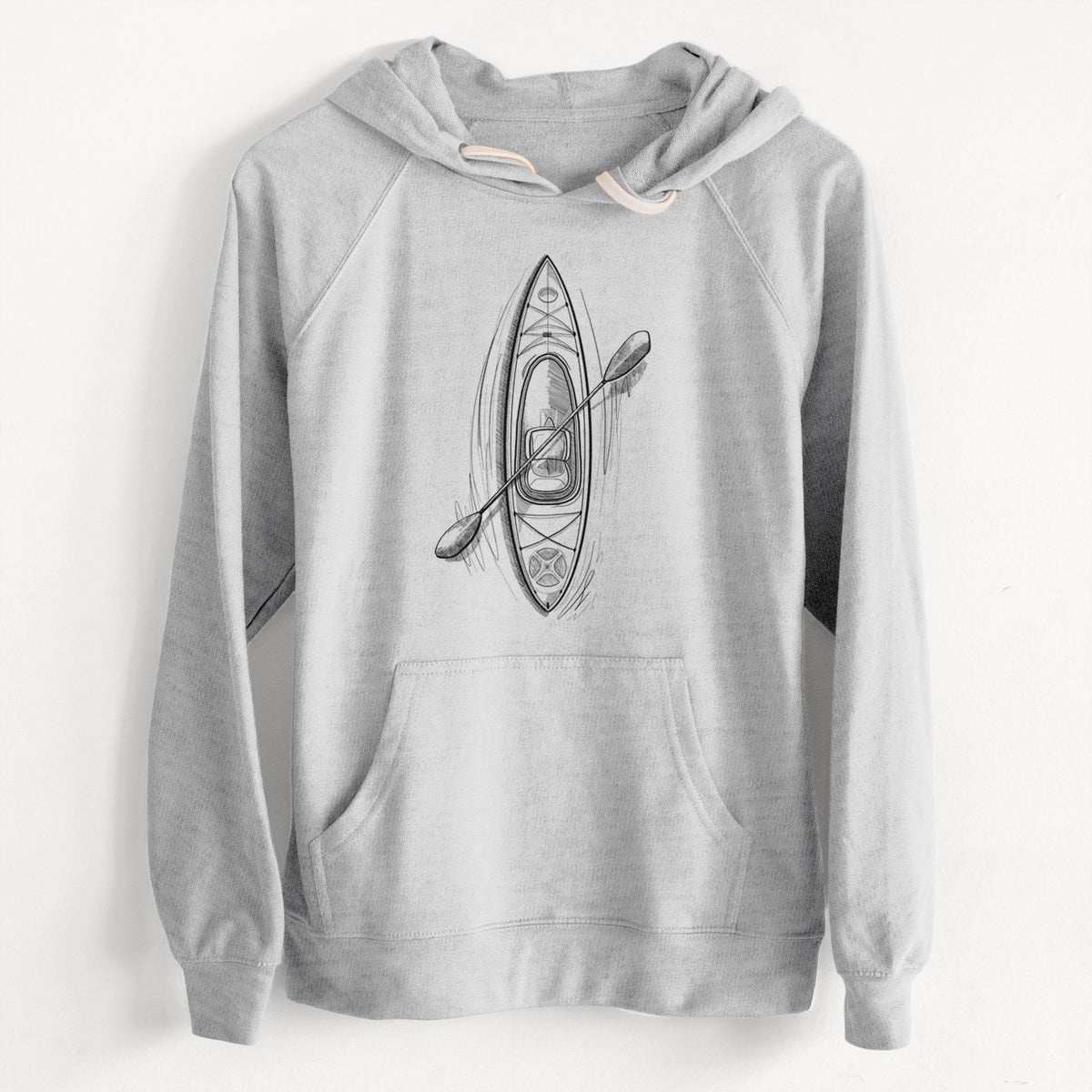 CLEARANCE - Kayak  - Unisex Slim Fit Loopback Terry Hoodie