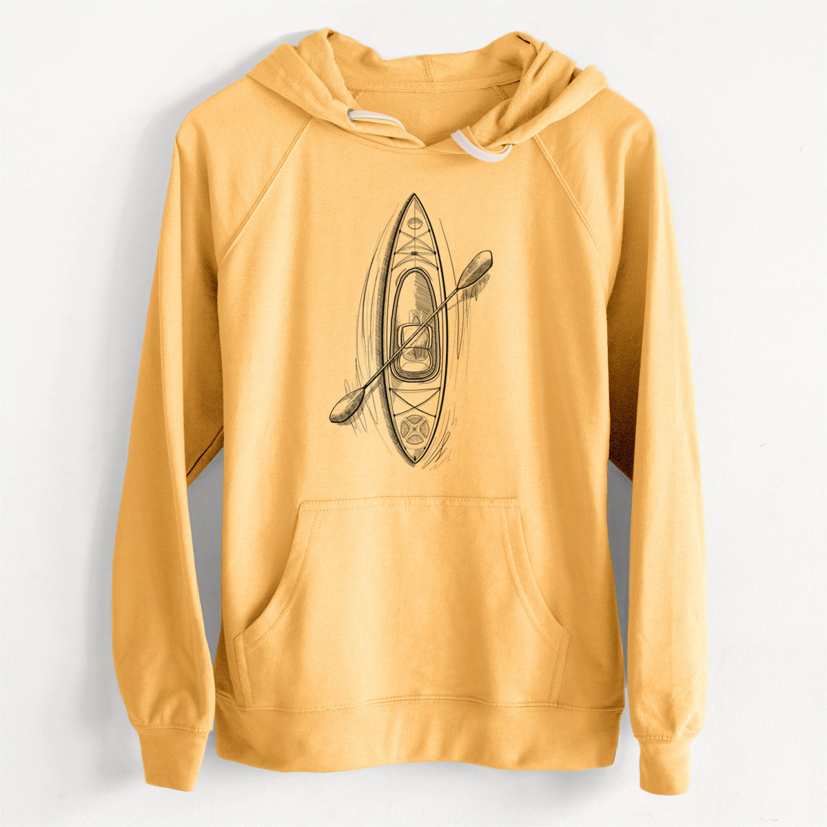 CLEARANCE - Kayak  - Unisex Slim Fit Loopback Terry Hoodie