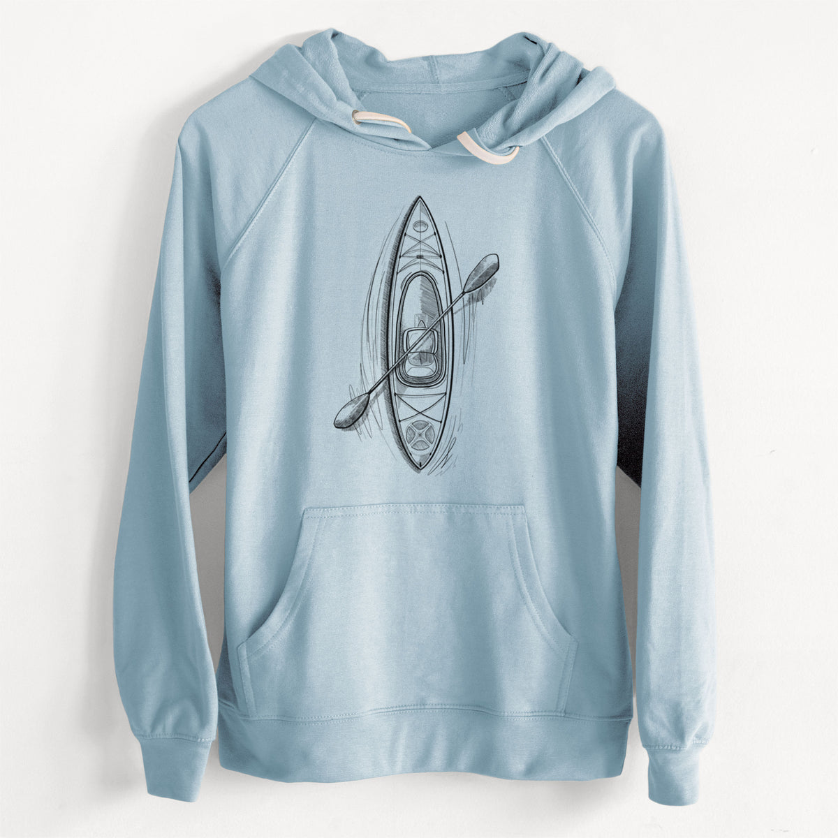 CLEARANCE - Kayak  - Unisex Slim Fit Loopback Terry Hoodie