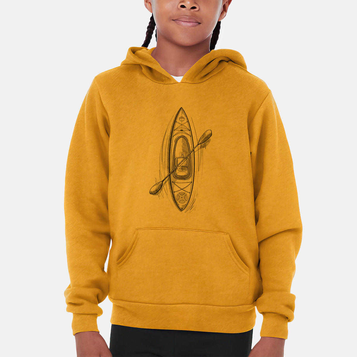 Kayak - Youth Hoodie Sweatshirt