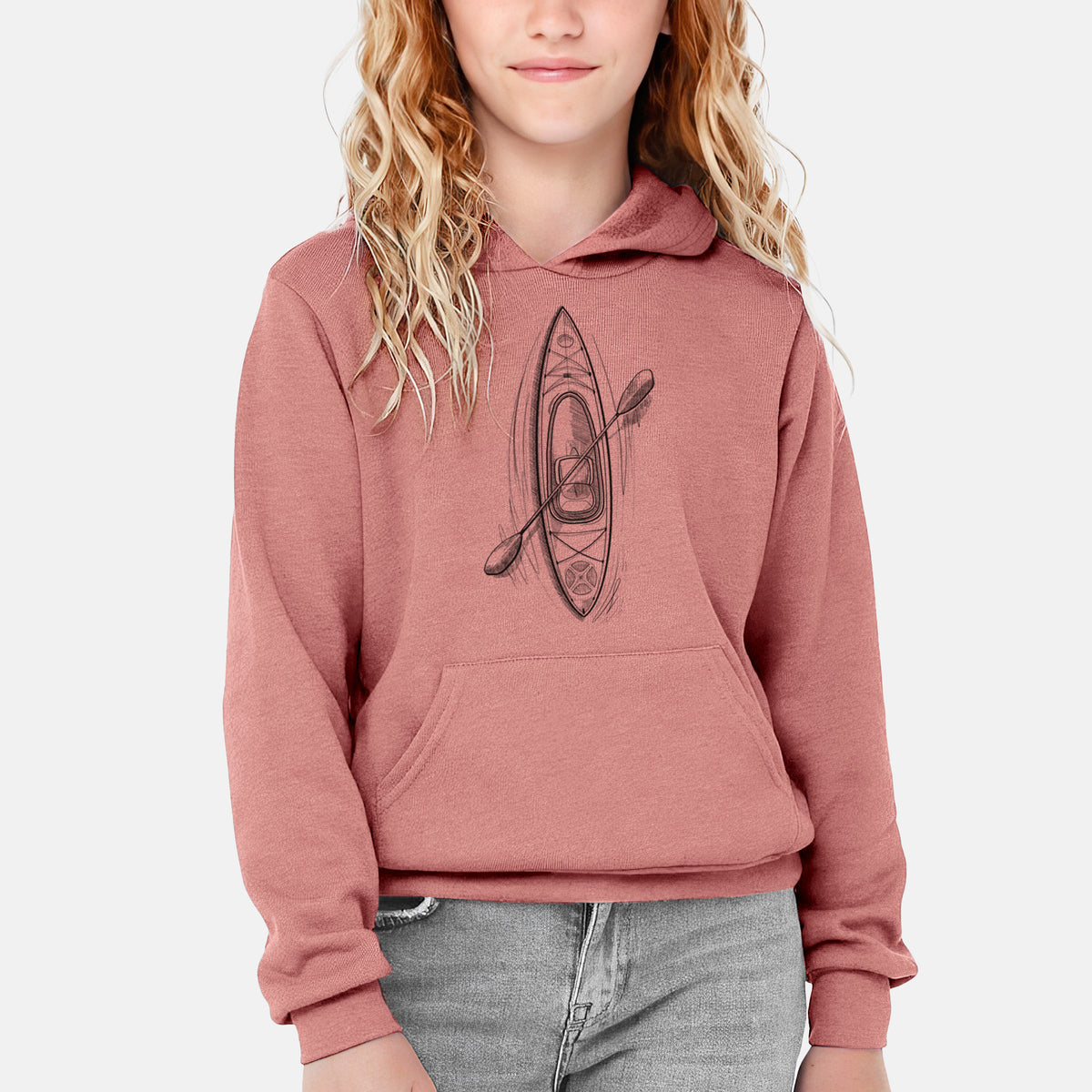 Kayak - Youth Hoodie Sweatshirt