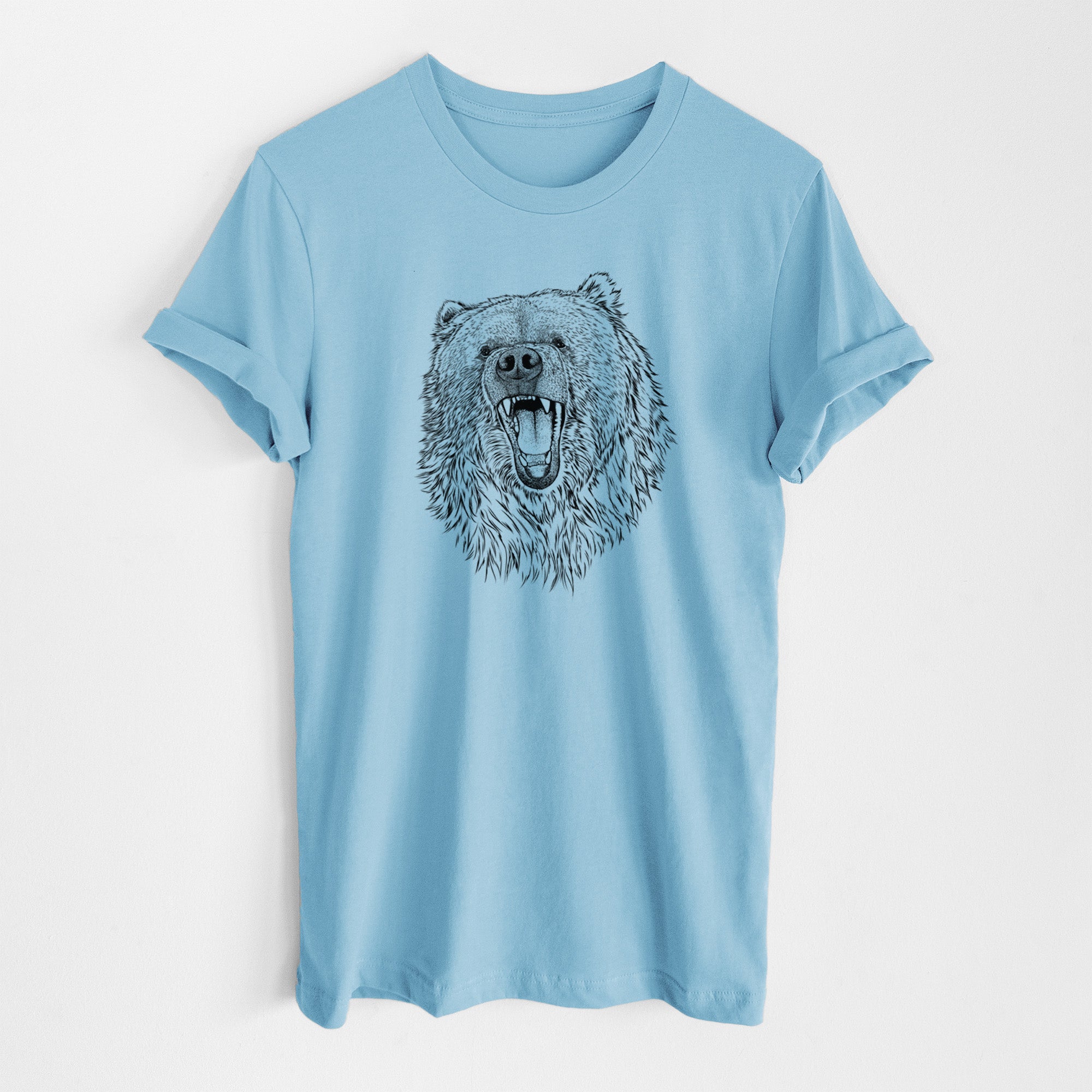 【23.65】22SS★ BEAR HALF T-SHIRT Half Bear T-shirt | KUMA™ Outdoor Gear