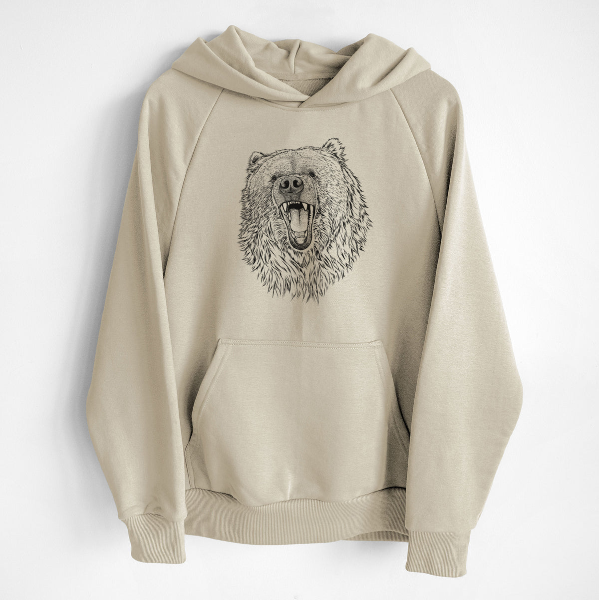 Ursus arctos - Kodiak Bear - UltraLuxe Heavyweight French Terry Hoodie