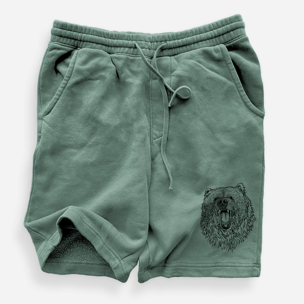 Ursus arctos - Kodiak Bear - Unisex Pigment Dyed Shorts