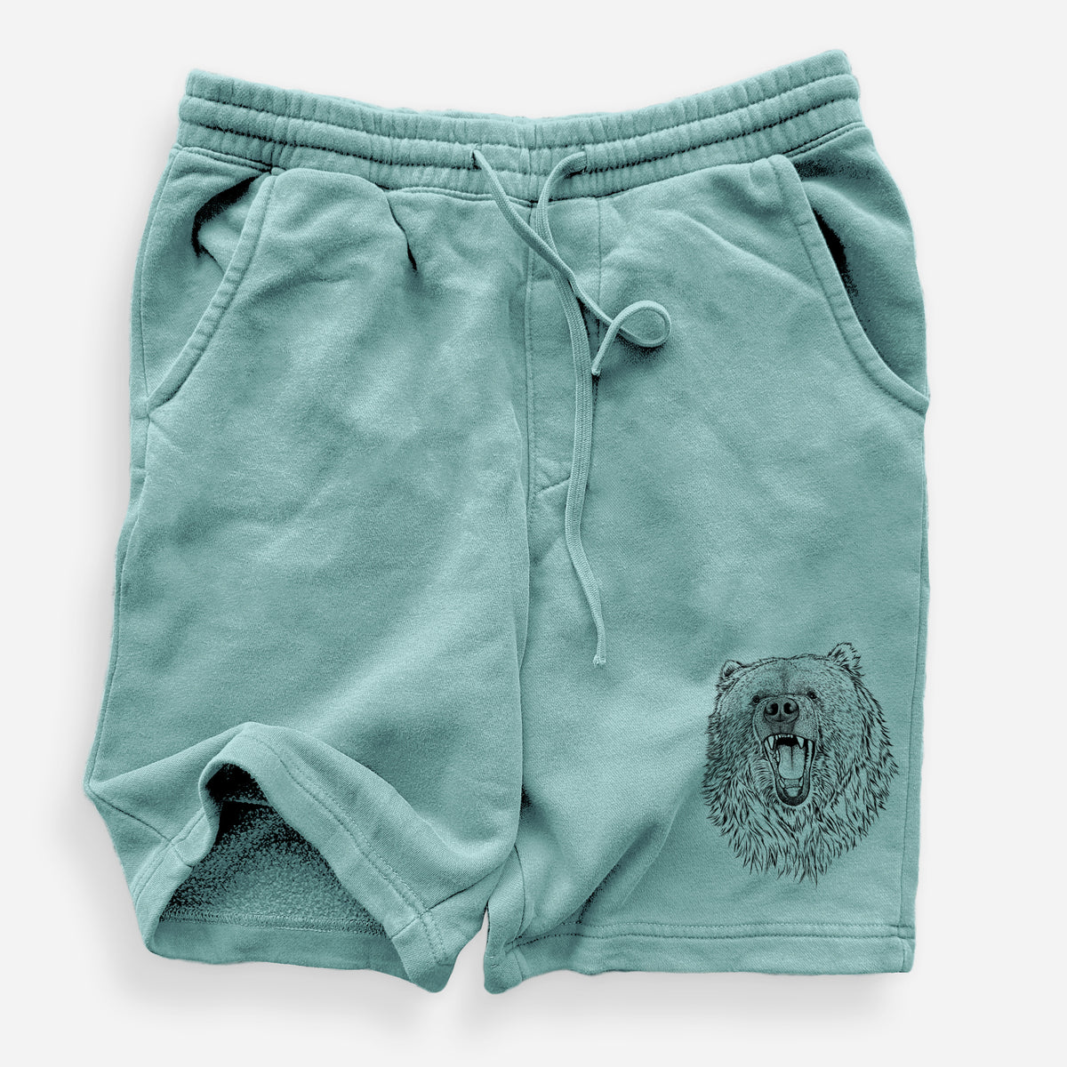Ursus arctos - Kodiak Bear - Unisex Pigment Dyed Shorts