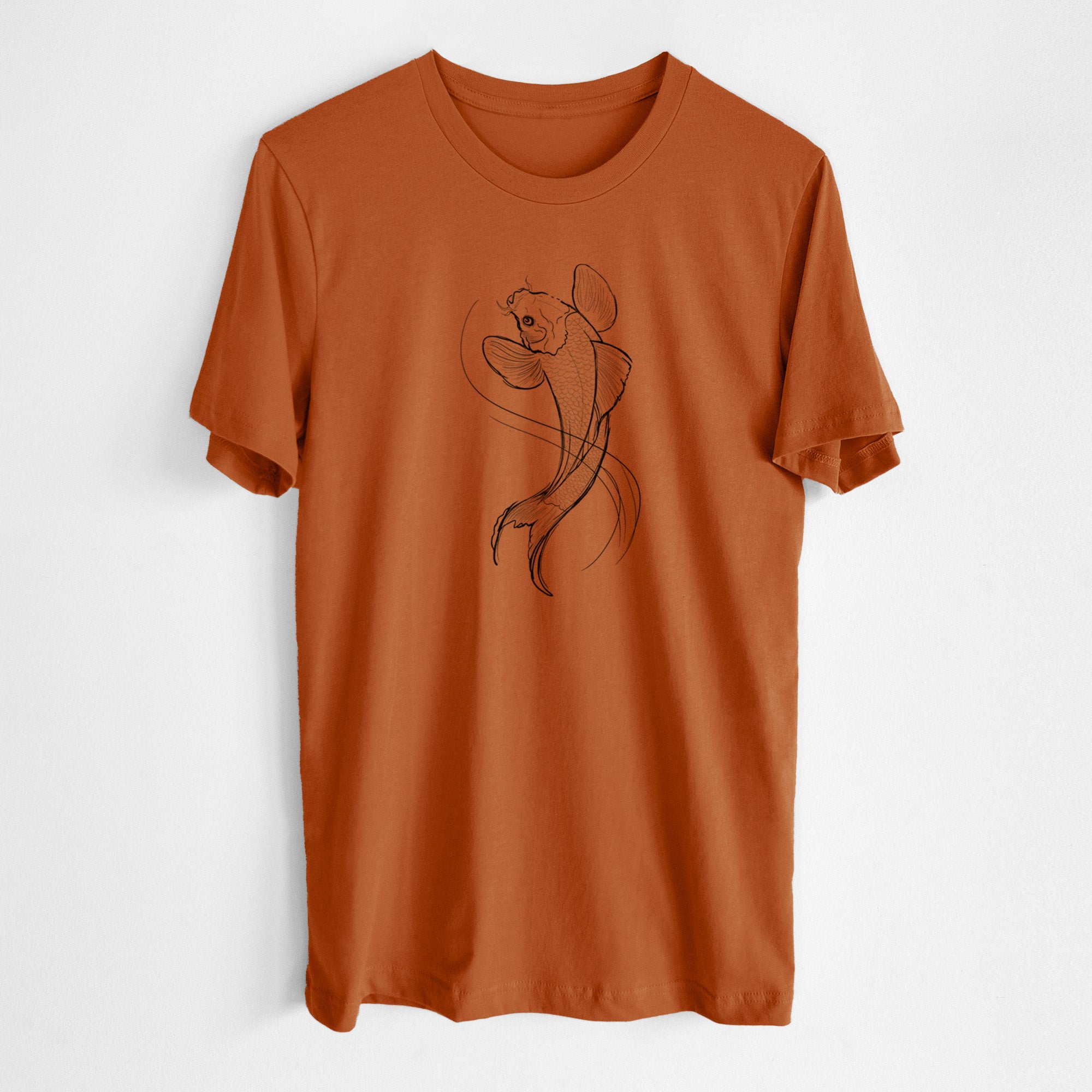Koi Fish - Cyprinus rubrofuscus - Lightweight 100% Cotton Unisex Crewneck