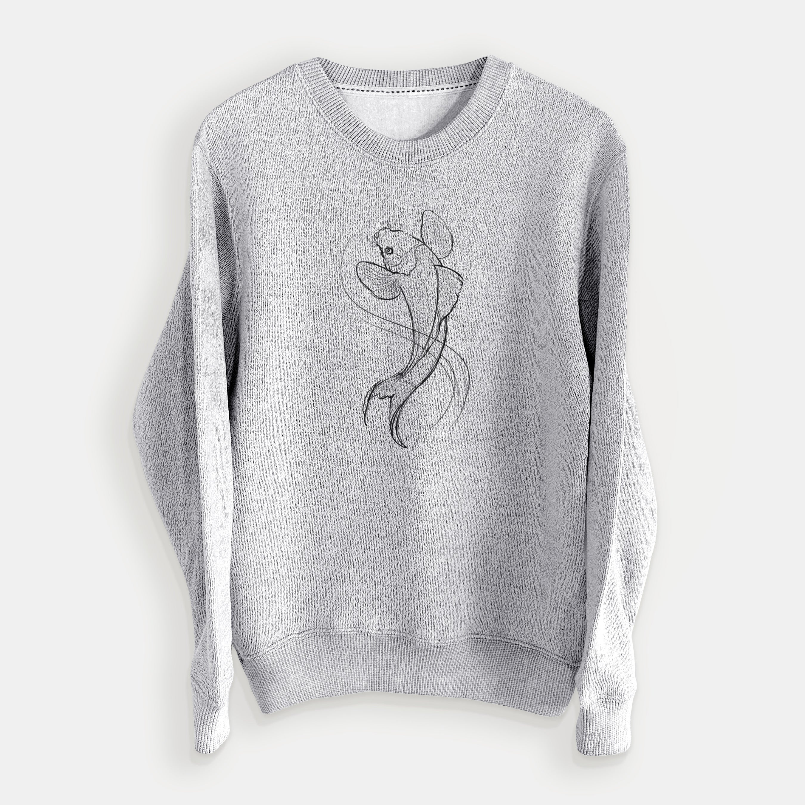 Koi Fish - Cyprinus rubrofuscus - Knit Sweatshirt