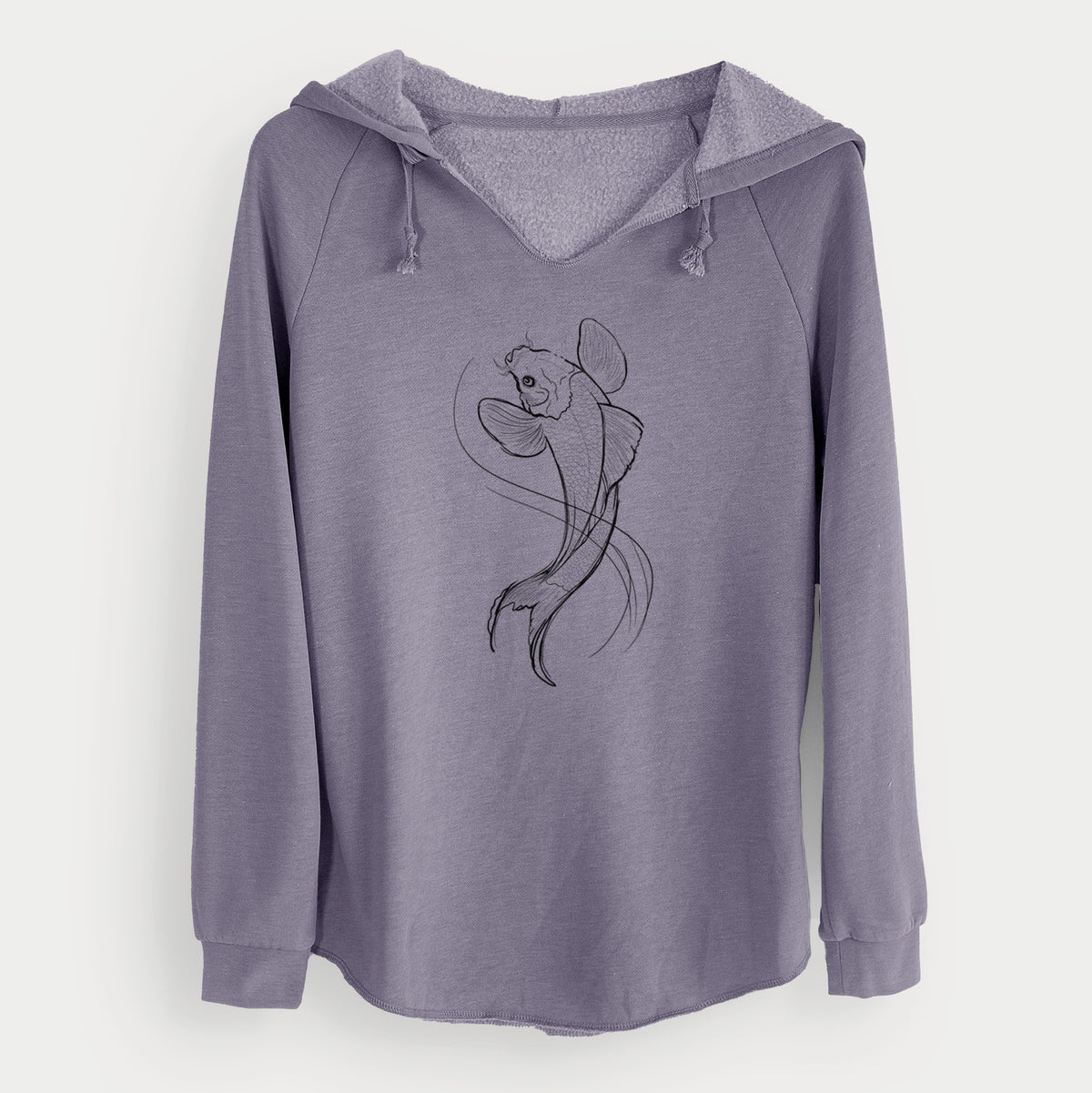 Koi Fish - Cyprinus rubrofuscus - Cali Wave Hooded Sweatshirt