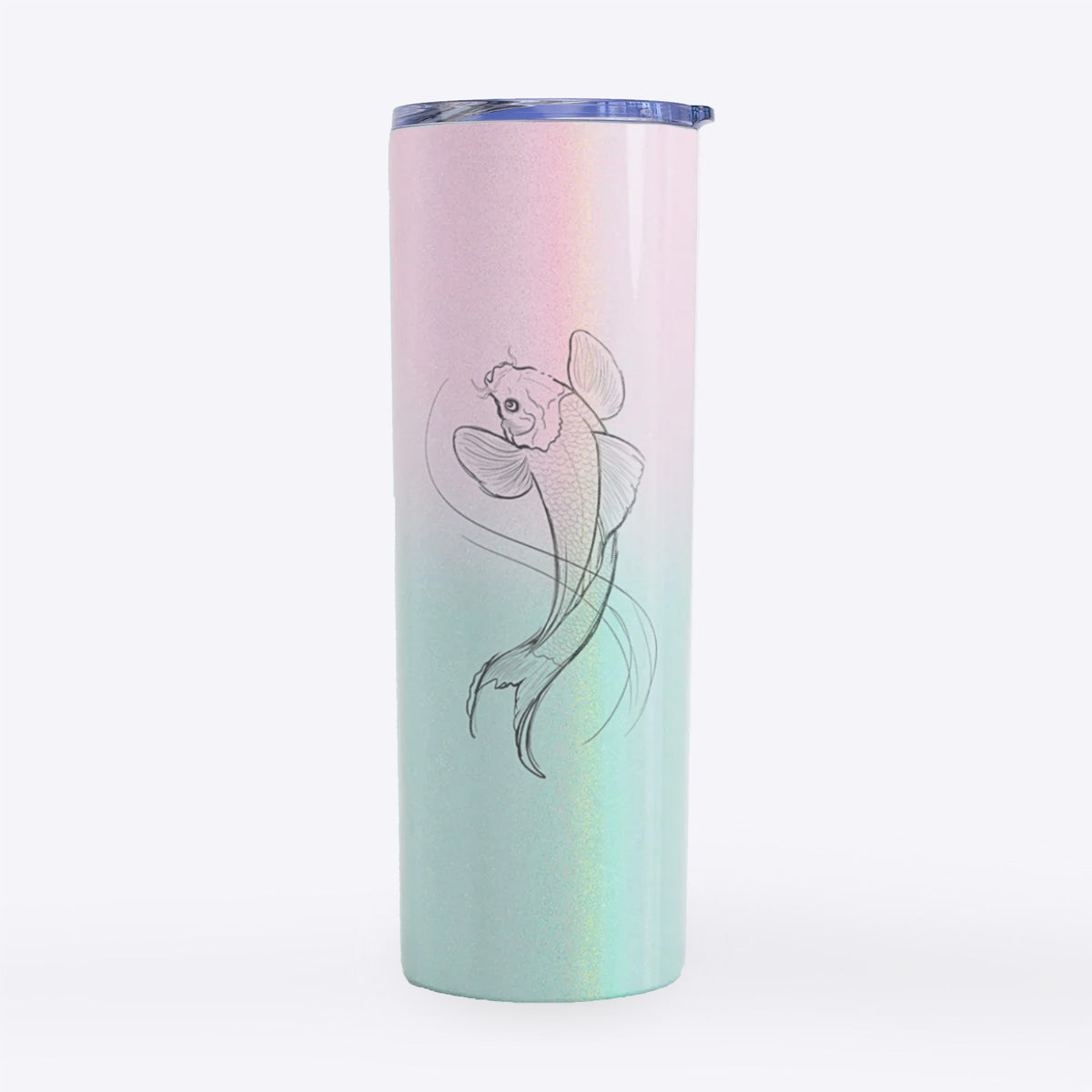 Koi Fish - Cyprinus rubrofuscus - 20oz Skinny Tumbler