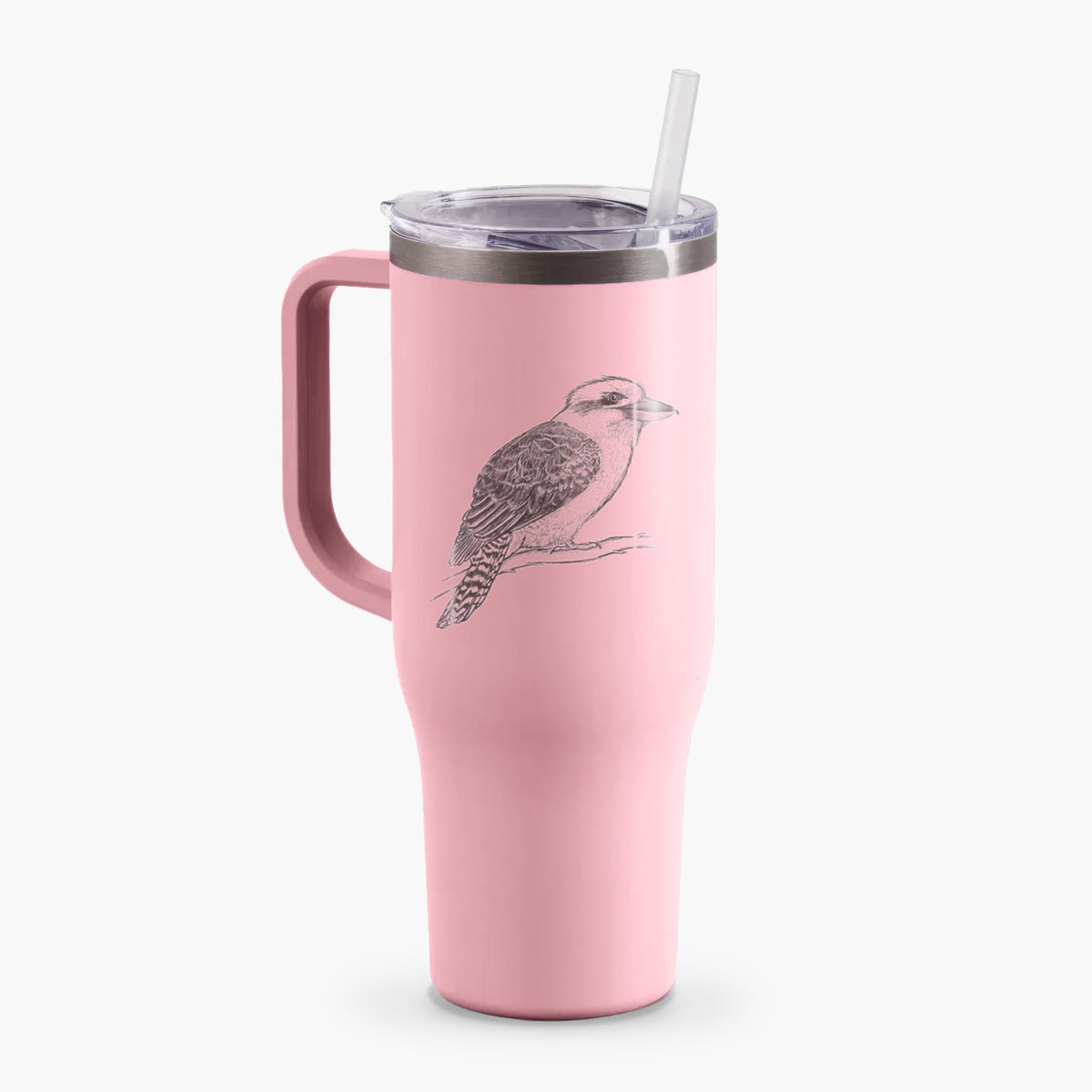 Kookaburra - Dacelo novaeguineae - 40oz Tumbler with Handle