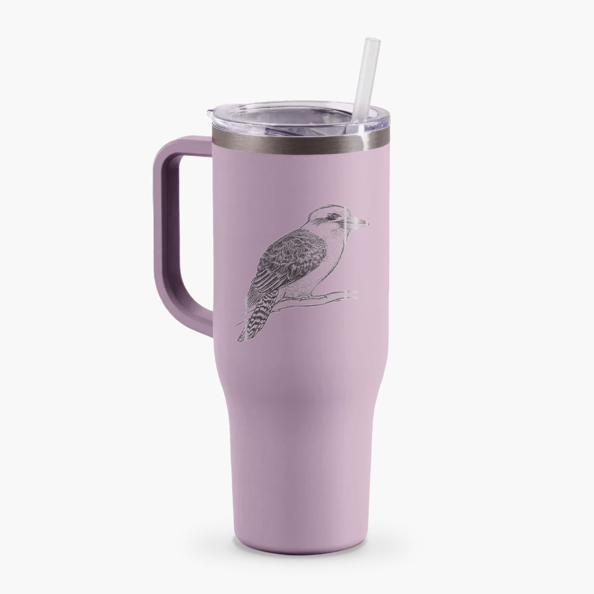 Kookaburra - Dacelo novaeguineae - 40oz Tumbler with Handle