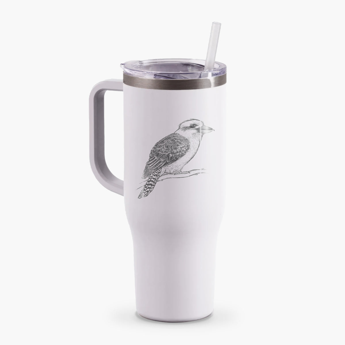 Kookaburra - Dacelo novaeguineae - 40oz Tumbler with Handle