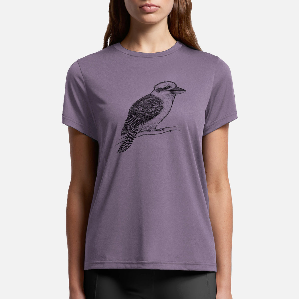 Kookaburra - Dacelo novaeguineae - Womens Everyday Maple Tee