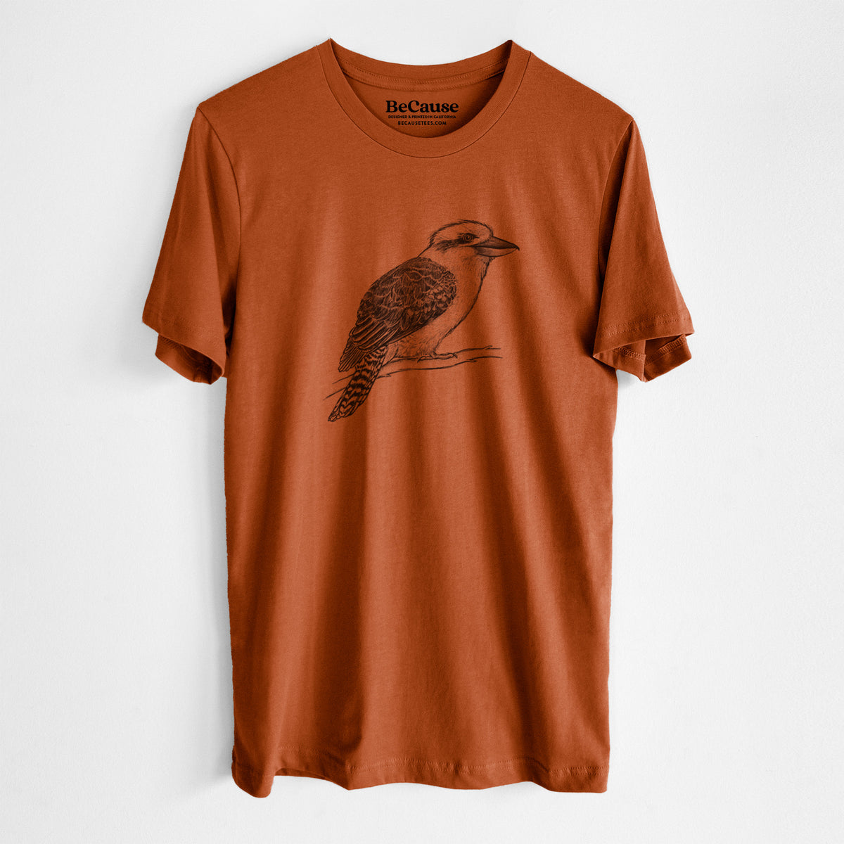 Kookaburra - Dacelo novaeguineae - Lightweight 100% Cotton Unisex Crewneck