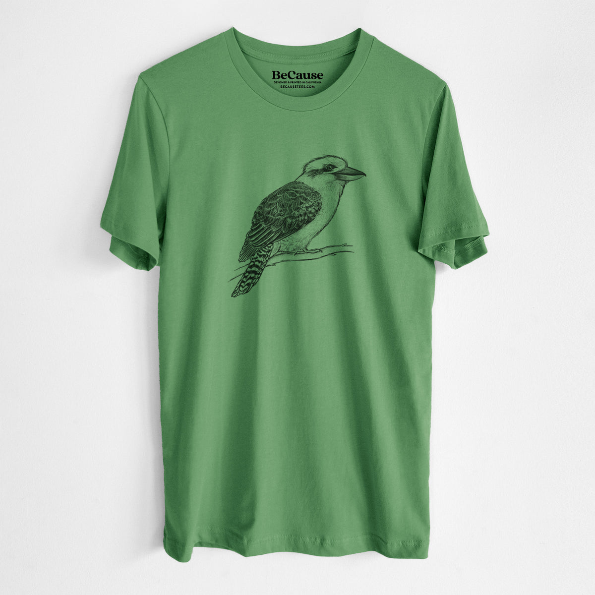 Kookaburra - Dacelo novaeguineae - Lightweight 100% Cotton Unisex Crewneck