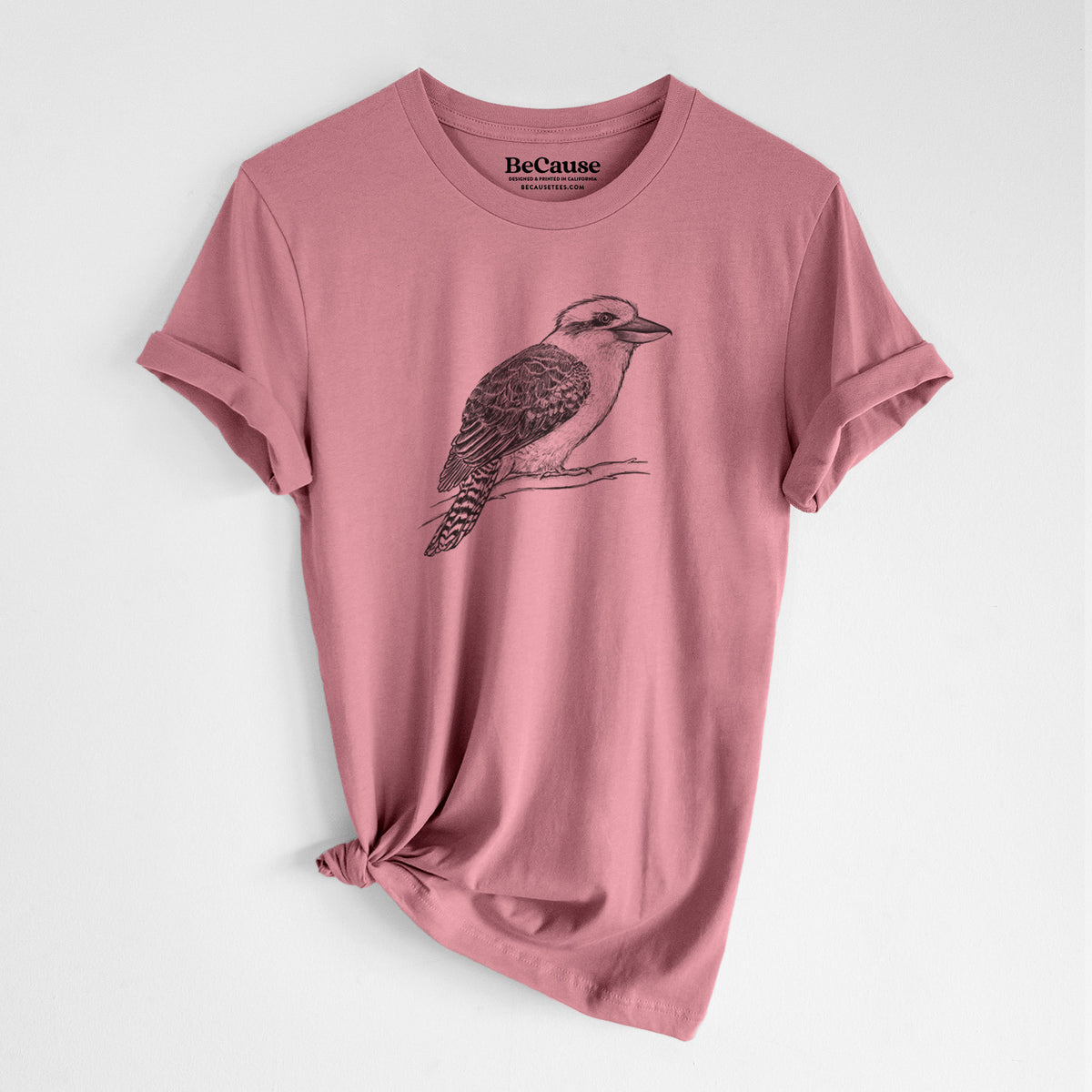 Kookaburra - Dacelo novaeguineae - Lightweight 100% Cotton Unisex Crewneck