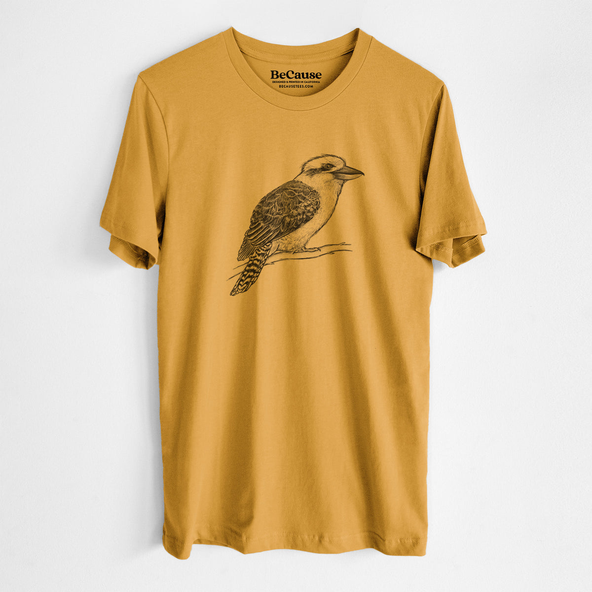 Kookaburra - Dacelo novaeguineae - Lightweight 100% Cotton Unisex Crewneck