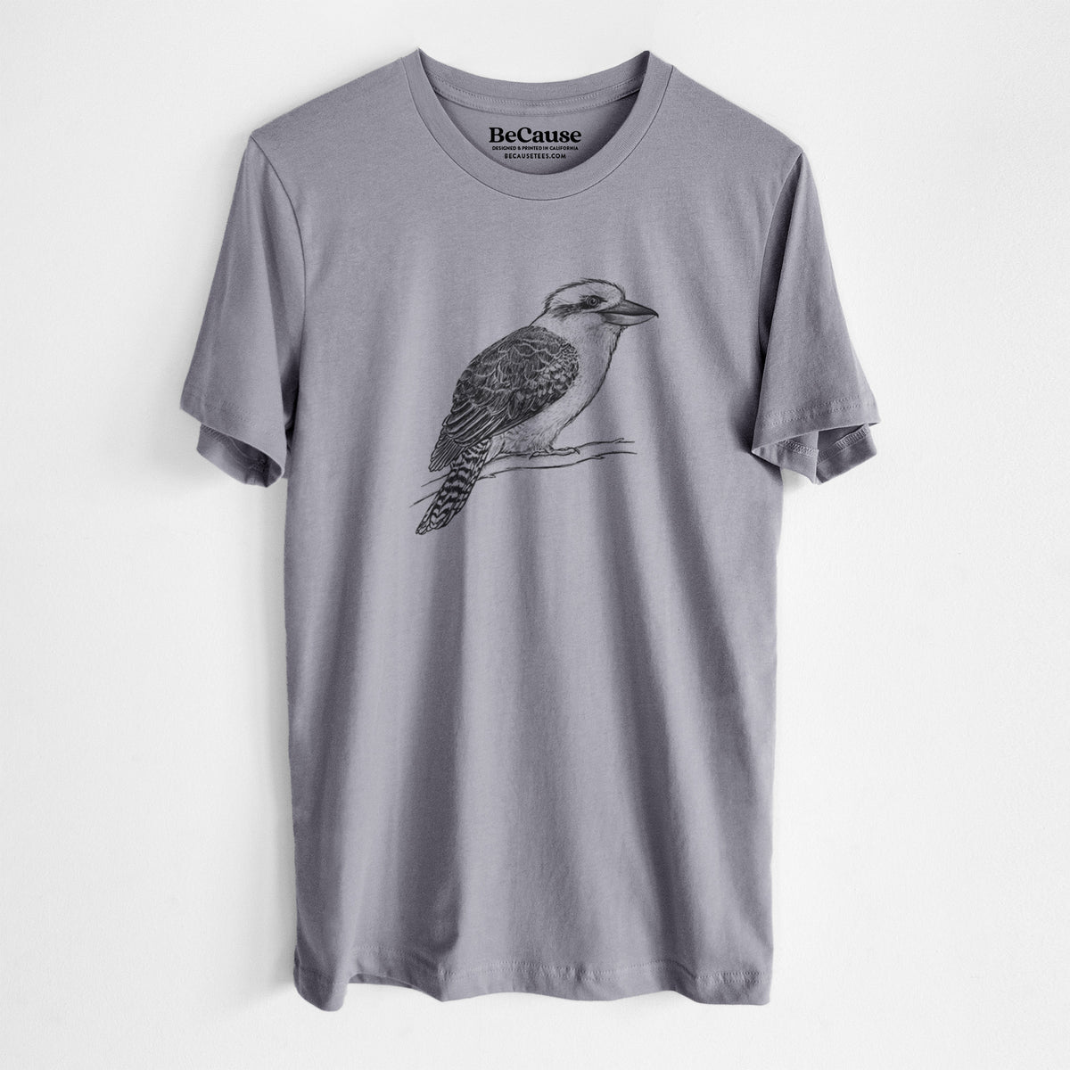 Kookaburra - Dacelo novaeguineae - Lightweight 100% Cotton Unisex Crewneck