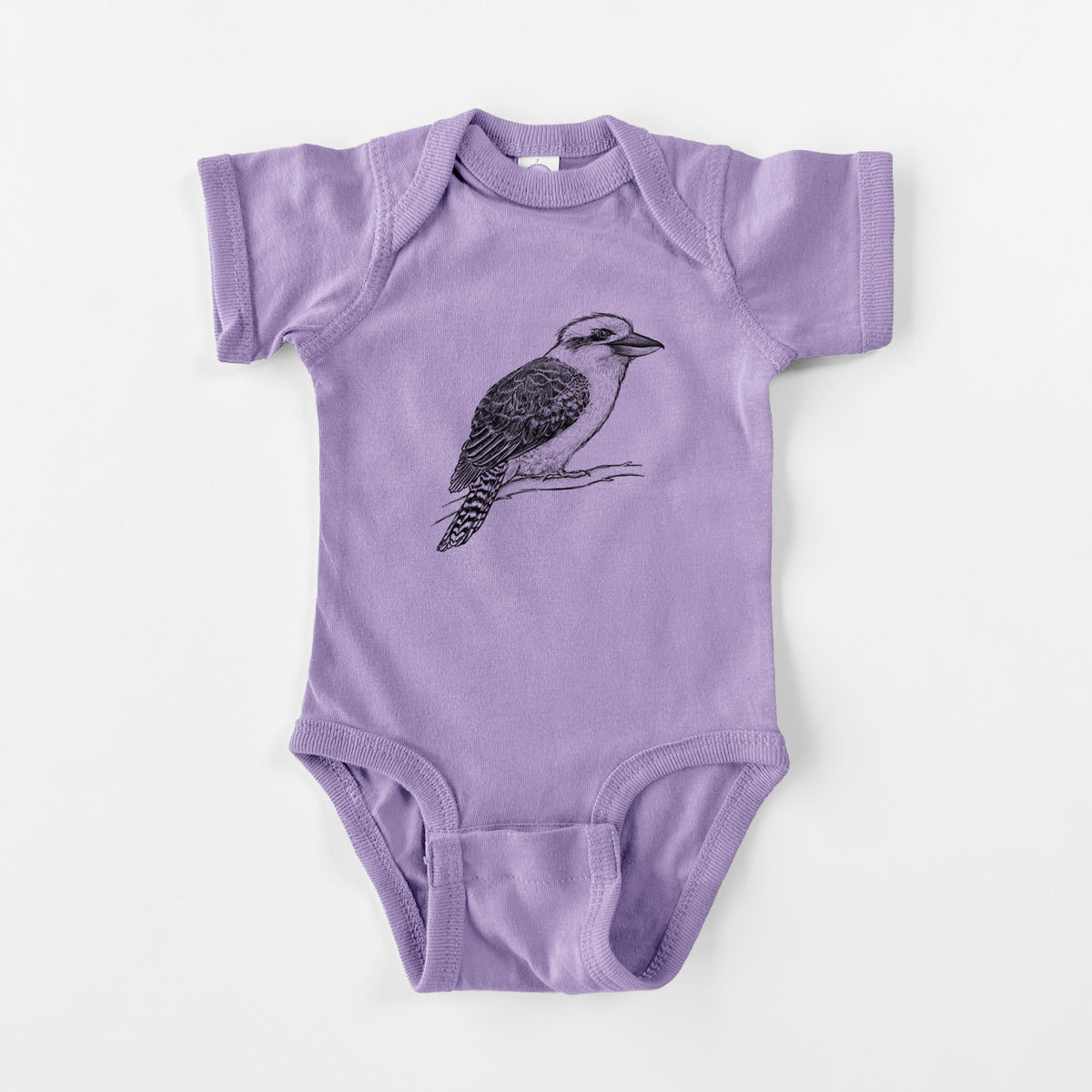 Kookaburra - Dacelo novaeguineae - Baby Fine Jersey Bodysuit