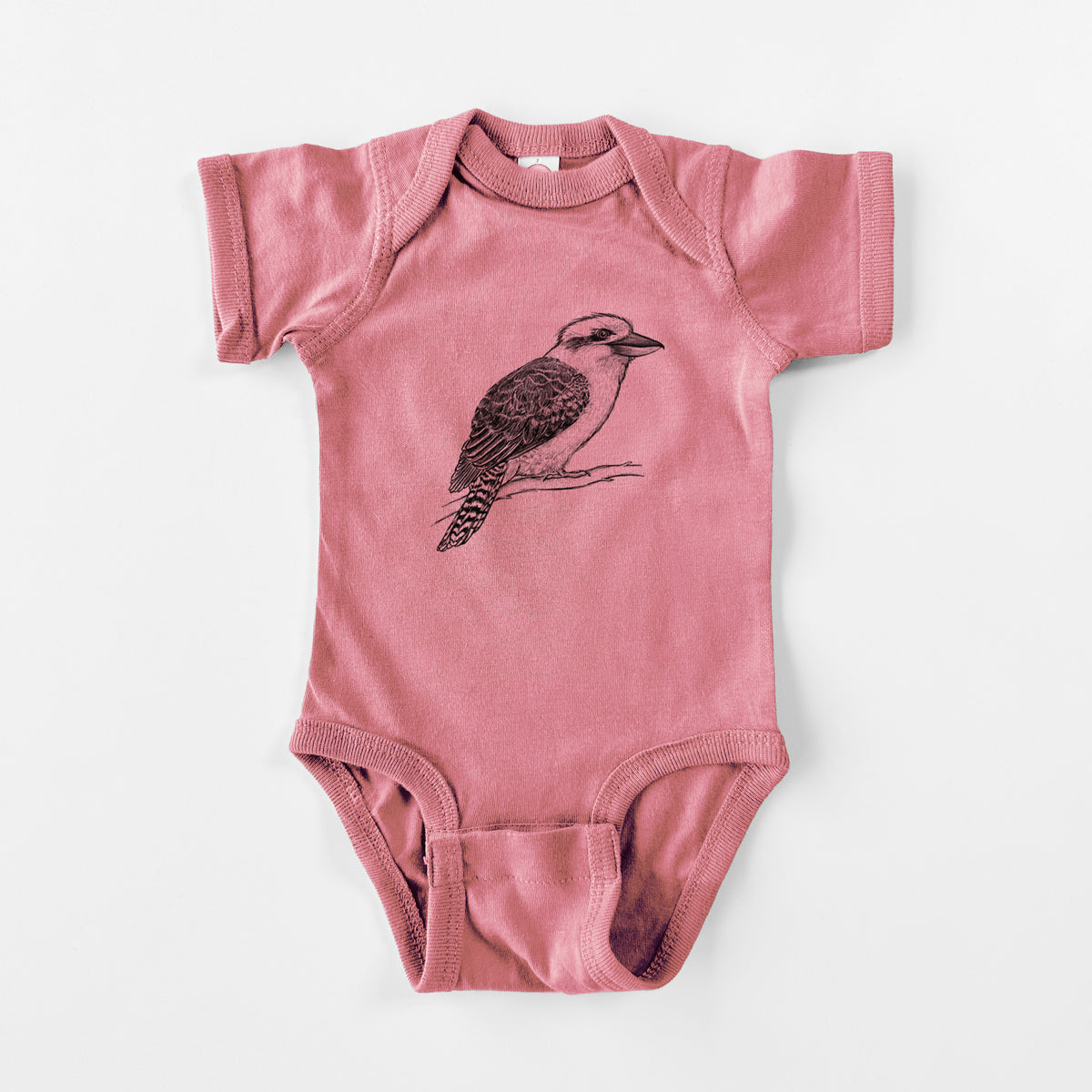 Kookaburra - Dacelo novaeguineae - Baby Fine Jersey Bodysuit