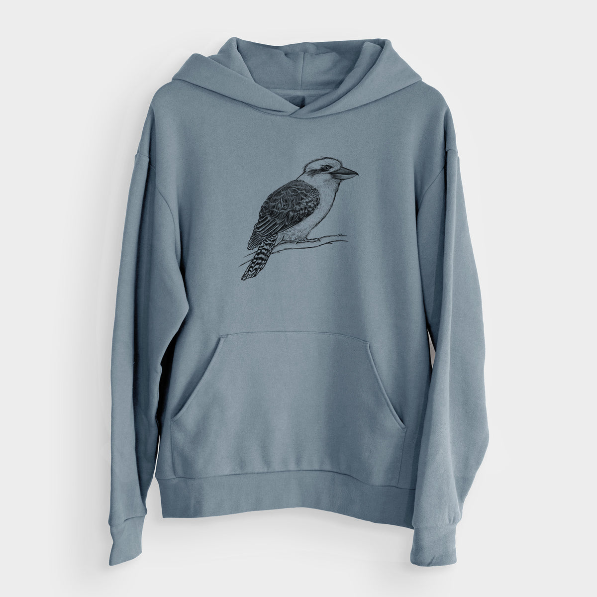 Kookaburra - Dacelo novaeguineae  - Bodega Midweight Hoodie