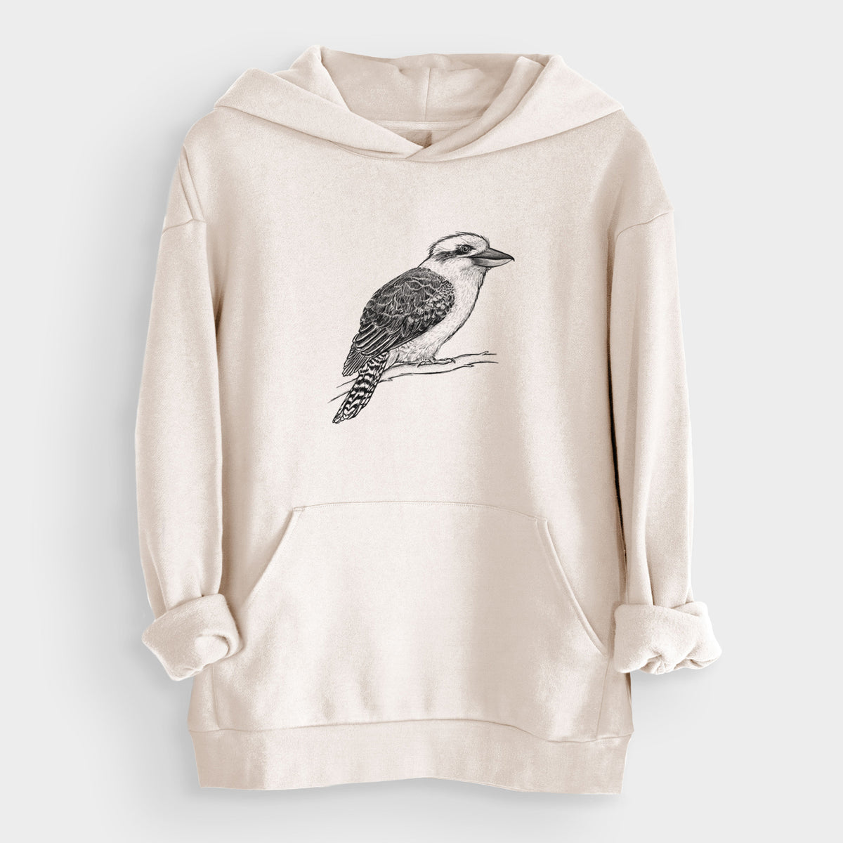 Kookaburra - Dacelo novaeguineae  - Bodega Midweight Hoodie