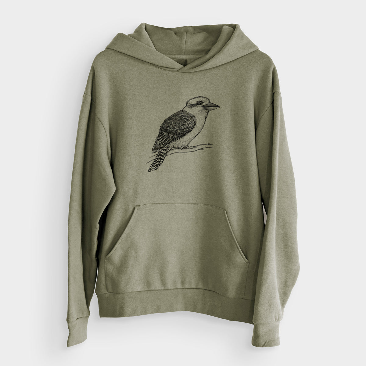 Kookaburra - Dacelo novaeguineae  - Bodega Midweight Hoodie