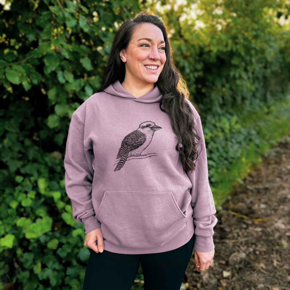 Kookaburra - Dacelo novaeguineae  - Bodega Midweight Hoodie