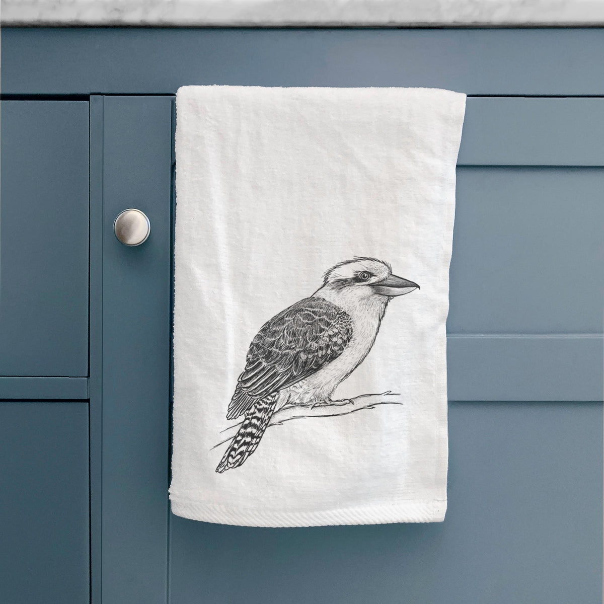 Kookaburra - Dacelo novaeguineae Premium Decorative Hand Towel