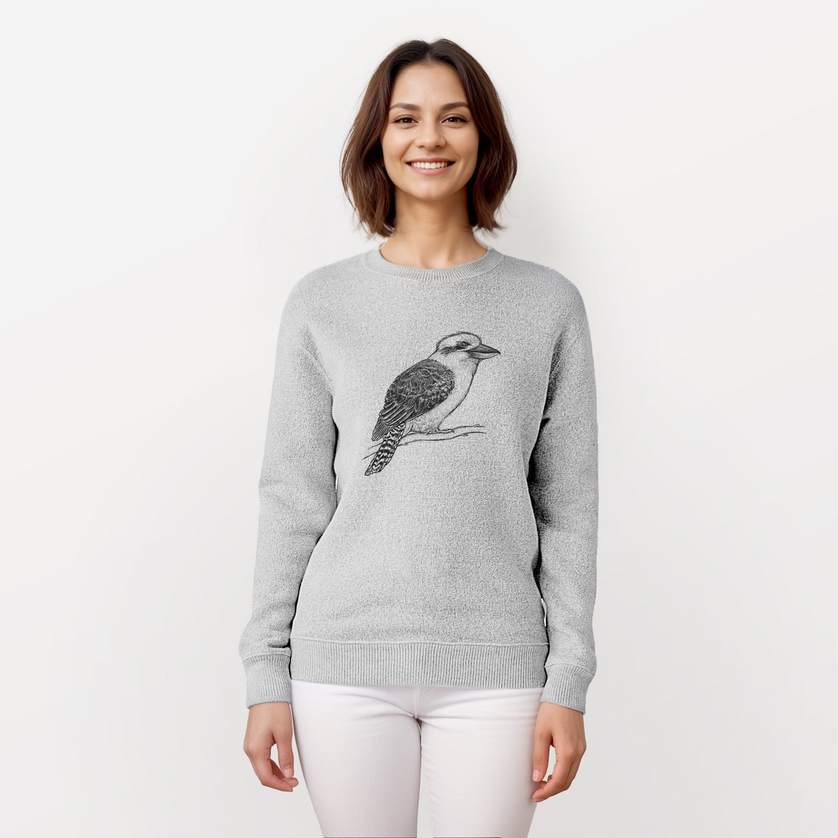 Kookaburra - Dacelo novaeguineae - Knit Sweatshirt