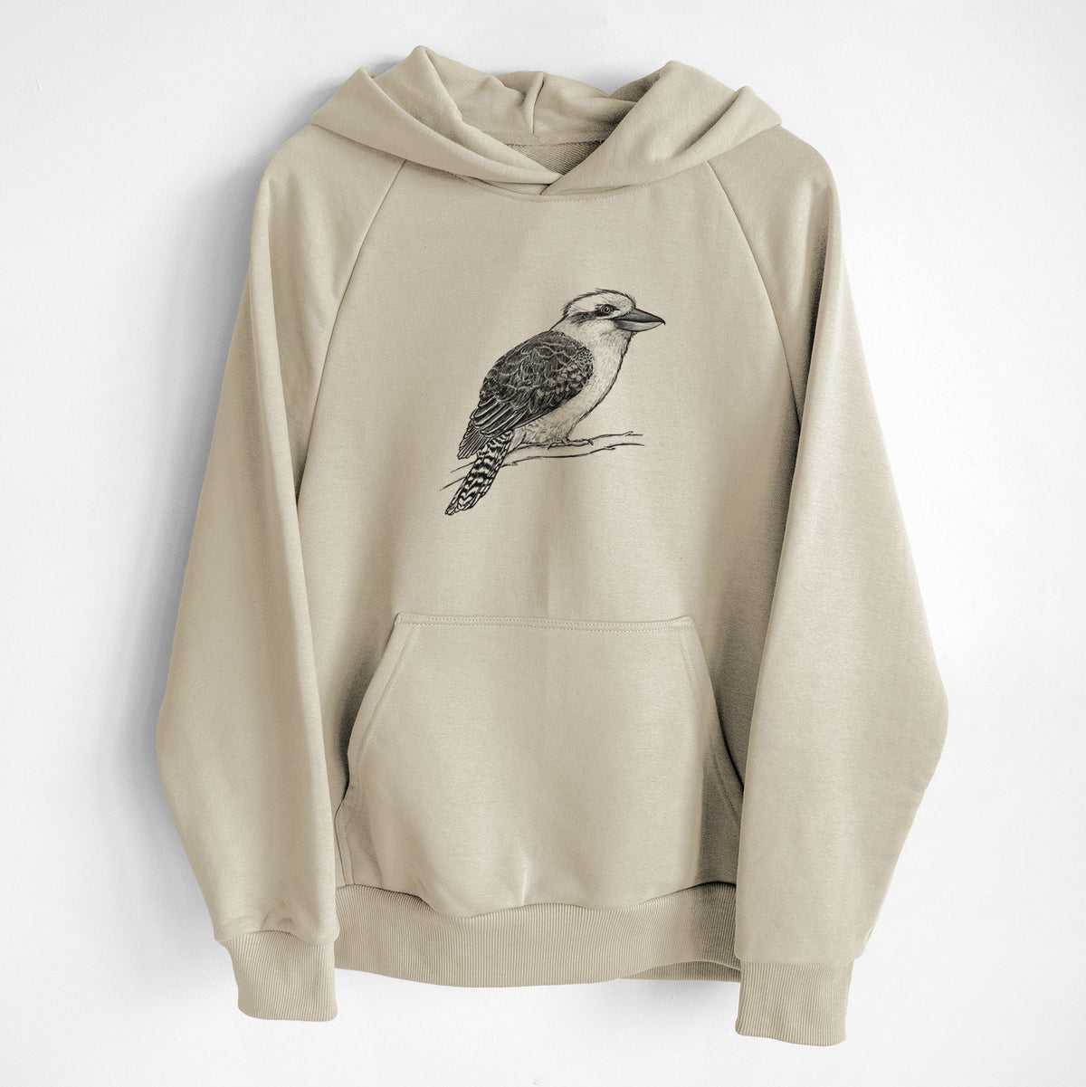 Kookaburra - Dacelo novaeguineae - UltraLuxe Heavyweight French Terry Hoodie